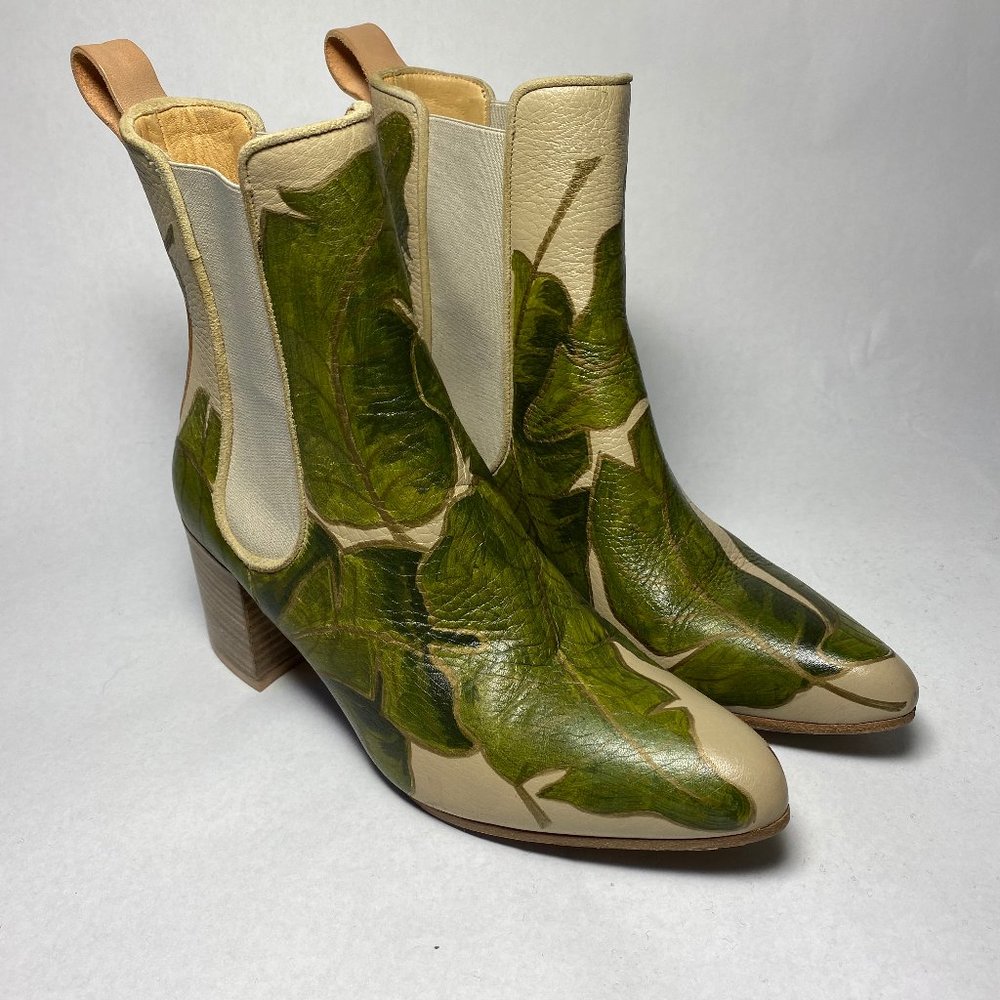 Acne Studios Hand Painted Leaves Chelsea - Picture 1 of 6